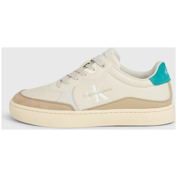 Calvin Klein - Ανδρικά Sneakers Classic Cupsole Low Lth Ml Fad YM0YM00885-02Y Μπεζ