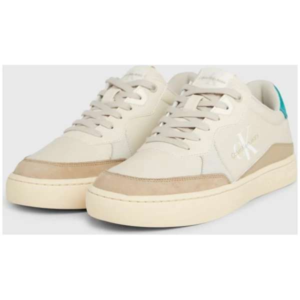 Calvin Klein - Ανδρικά Sneakers Classic Cupsole Low Lth Ml Fad YM0YM00885-02Y Μπεζ