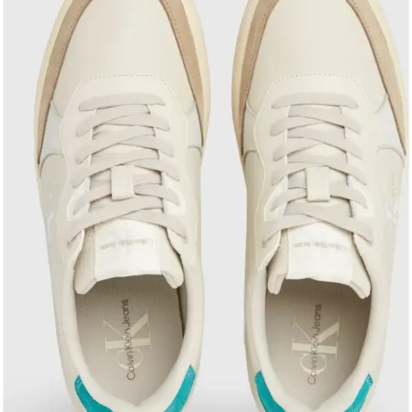 Calvin Klein - Ανδρικά Sneakers Classic Cupsole Low Lth Ml Fad YM0YM00885-02Y Μπεζ