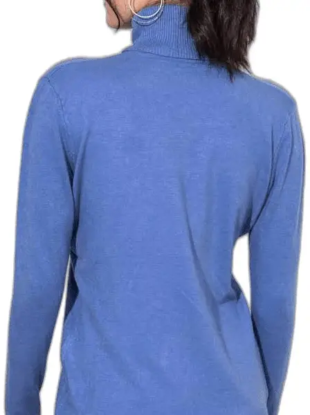 Cento - Μπλούζα ζιβάγκο απαλής υφής 1003032-705 Μπλε 1003032-705