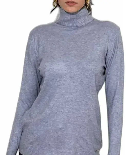 Cento - Μπλούζα ζιβάγκο απαλής υφής 1003032-802 Γκρι