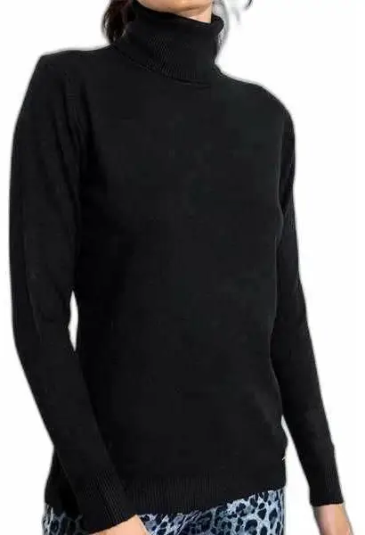 Cento - Μπλούζα ζιβάγκο απαλής υφής 1003032-999 Μαύρο 1003032-999