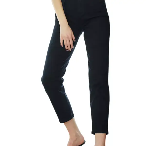 Cento - Denim υψηλόμεσο mom fit 1302918-999 Μαύρο 1302918-999