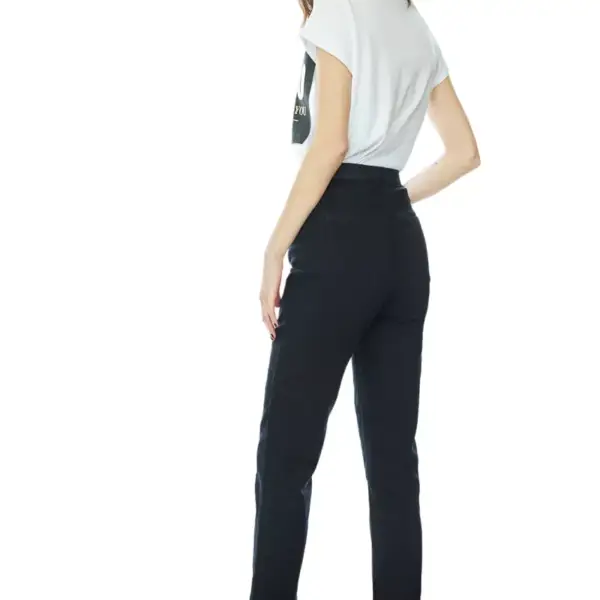 Cento - Denim υψηλόμεσο mom fit 1302918-999 Μαύρο 1302918-999