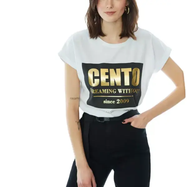 Cento - Denim υψηλόμεσο mom fit 1302918-999 Μαύρο 1302918-999