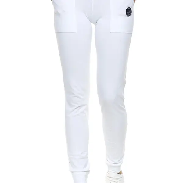 Body Move - Παντελόνι Γυναικείας Φόρμας με Λάστιχο 1353 Λευκό #1353WH