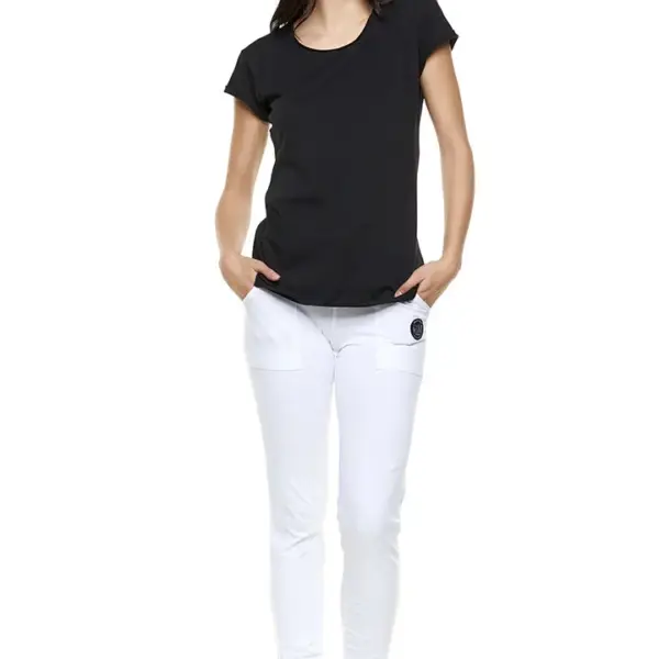 Body Move - Παντελόνι Γυναικείας Φόρμας με Λάστιχο 1353 Λευκό #1353WH