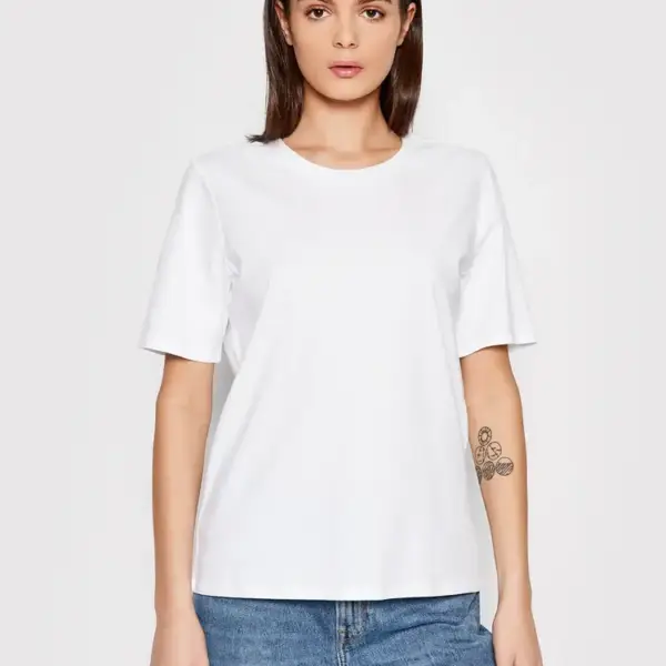 Only - Γυναικείο Onlnew Life S-S Tee Jrs Noos T-Shirt Regular Fit New 15256961 Λευκό