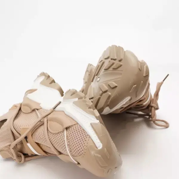 Luigi - Γυναικεία Sneakers Κάλτσα σε Συνδιασμό Χρωμάτων 3541314 Καφέ 3541314