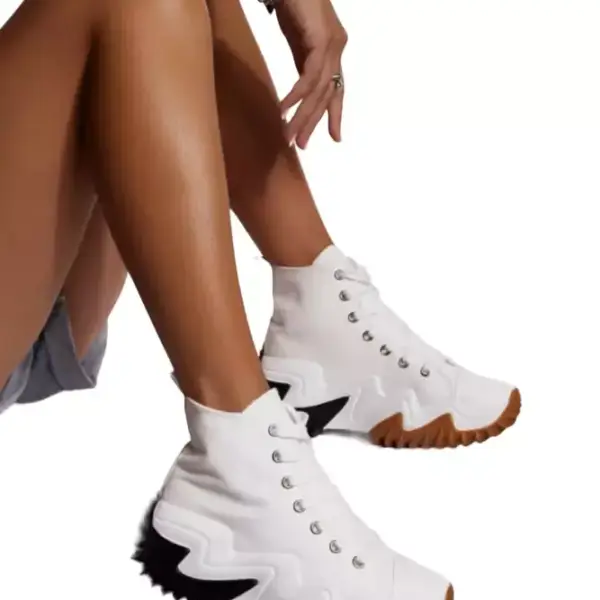 Luigi - Γυναικεία Sneakers Πάνινα Τρακτερωτά 3607704 Λευκό 3607704