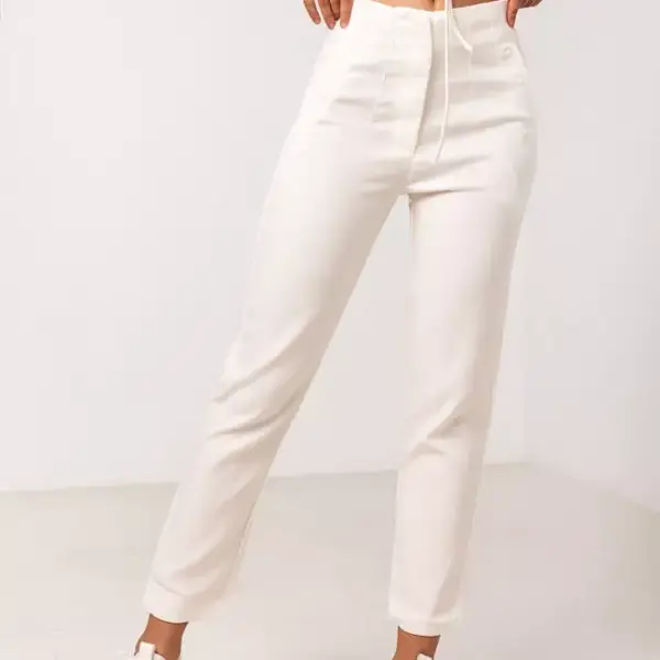 Luigi - Παντελόνι με Τσέπες 3806904 Λευκό 3806904