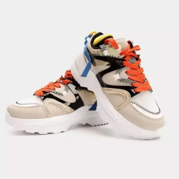 Luigi - Γυναικεία Sneakers σε Συνδυασμό Χρωμάτων 3834302 Μπεζ 3834302