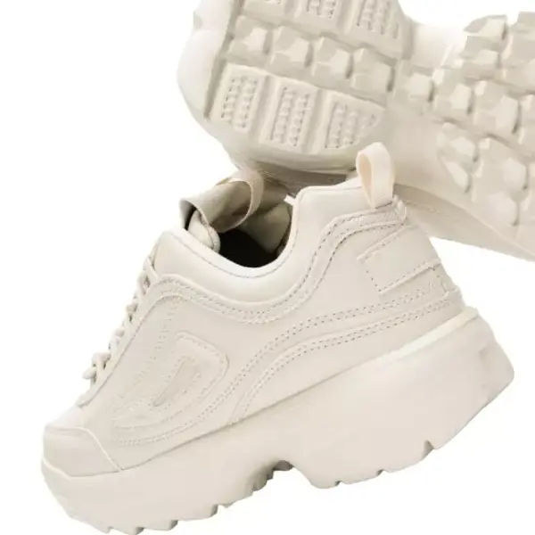 Luigi - Γυναικεία Sneakers με Ραφές 3840202 Μπεζ 3840202