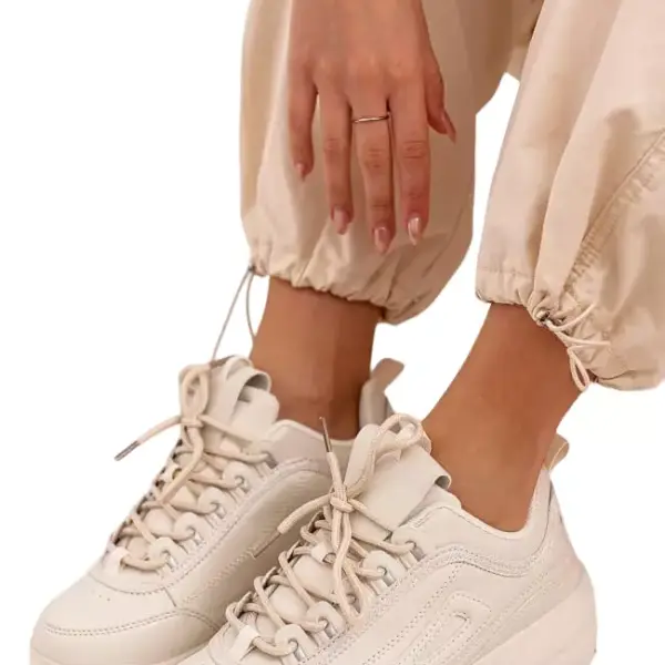 Luigi - Γυναικεία Sneakers με Ραφές 3840202 Μπεζ 3840202