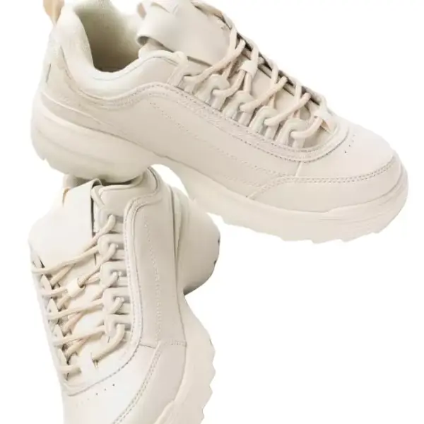 Luigi - Γυναικεία Sneakers με Ραφές 3840202 Μπεζ 3840202