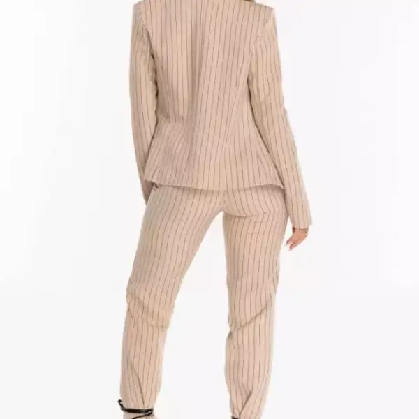Luigi - Σετ Ρούχων Ριγέ Σακάκι & Παντελόνι 3841902 Μπεζ 3841902