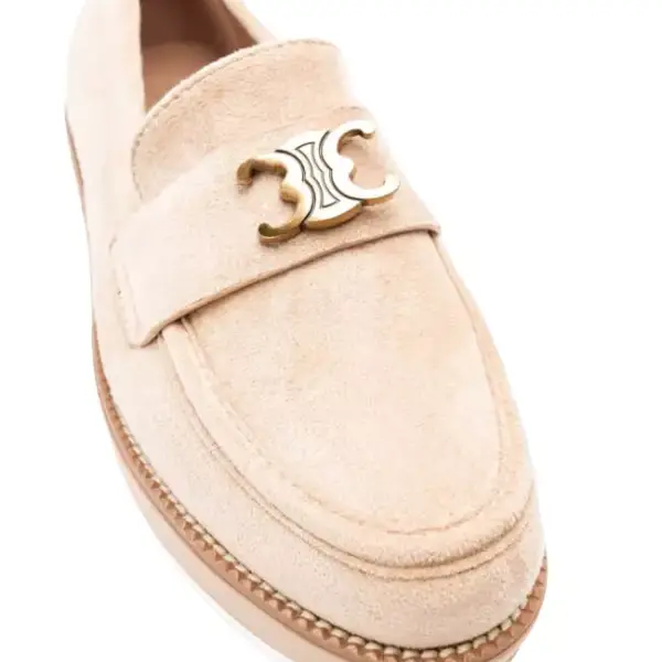 Luigi - Γυναικεία Μοκασίνια Suede με Πλατφόρμα 3847402 Μπεζ 3847402