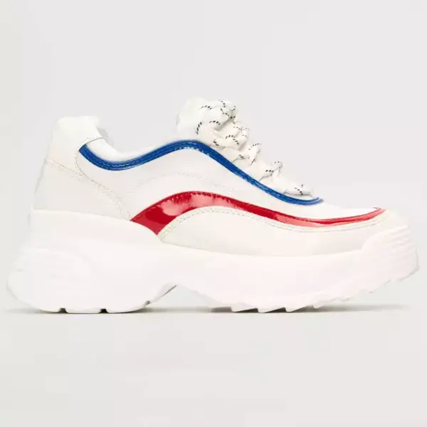 Luigi - Γυναικεία Sneakers σε Συνδυασμό Χρωμάτων 3877904 Λευκό