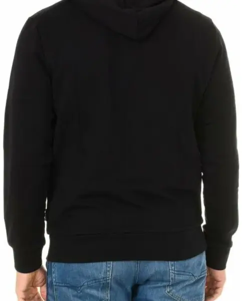 Napapijri - Ανδρικό Φούτερ με Κουκούλα και Τσέπες NP0A4EZ8-041 Μαύρο NP0A4EZ8-041