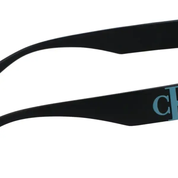 Calvin Klein - Ανδρικά Γυαλιά Ηλίου με μαύρο Κοκκάλινο σκελετό και πετρόλ φακό σε τετράγωνο σχήμα CKJ23653S 002 Πετρόλ