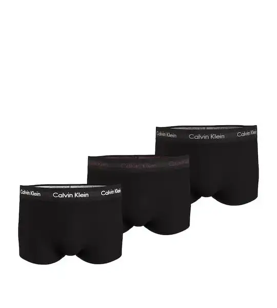 Calvin Klein - Ανδρικά Μποξεράκια Low Rise Trunk 3Pack 0000U2664G-H55 Μαύρο