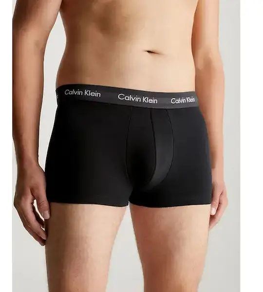 Calvin Klein - Ανδρικά Μποξεράκια Low Rise Trunk 3Pack 0000U2664G-H55 Μαύρο