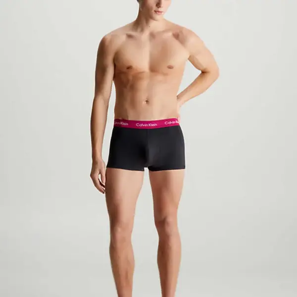 Calvin Klein - Ανδρικά Μποξεράκια Low Rise Trunk 3Pack 0000U2664G-MXB Μαύρο