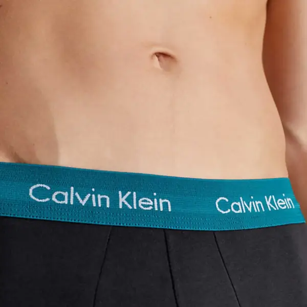 Calvin Klein - Ανδρικά Μποξεράκια Low Rise Trunk 3Pack 0000U2664G-MXB Μαύρο