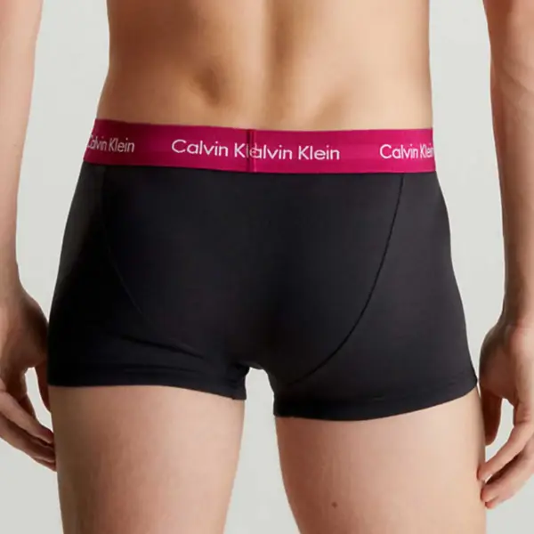 Calvin Klein - Ανδρικά Μποξεράκια Low Rise Trunk 3Pack 0000U2664G-MXB Μαύρο