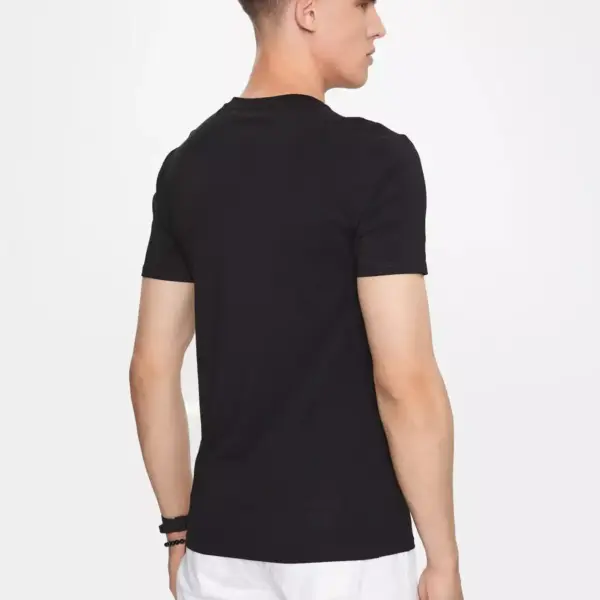 Guess - Ανδρικό T-shirt Slim Fit M2YI32J1314-JBLK Μαύρο