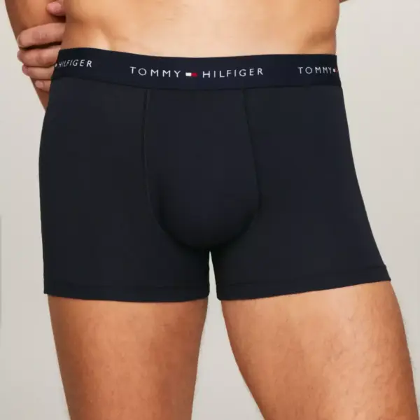 Tommy Hilfiger - Ανδρικά Μποξεράκια 3Pack Wb Trunk UM0UM02763-0XN Μπλε