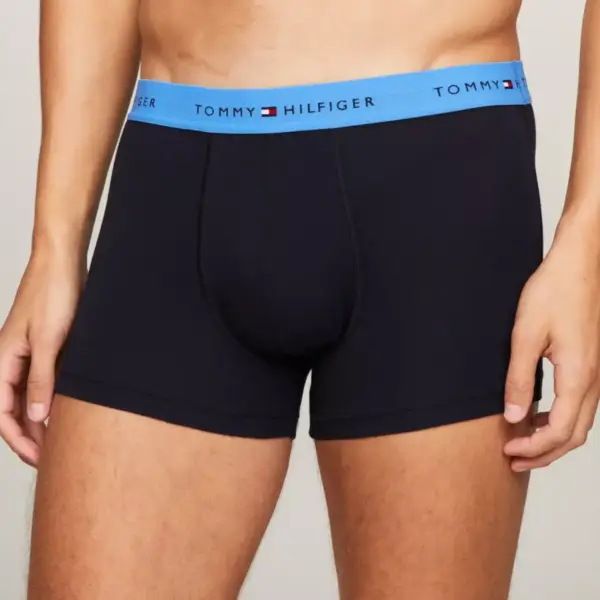 Tommy Hilfiger - Ανδρικά Μποξεράκια 3Pack Wb Trunk UM0UM02763-0XN Μπλε