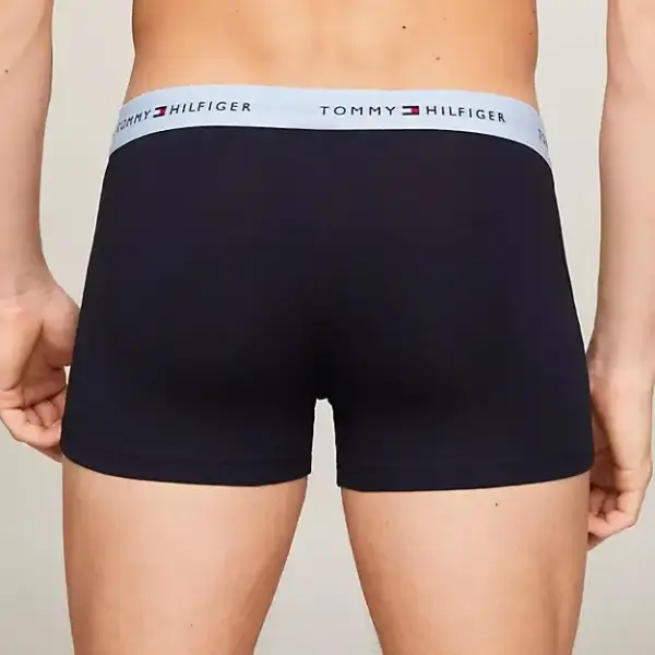 Tommy Hilfiger - Ανδρικά Μποξεράκια 3Pack Wb Trunk UM0UM02763-0XZ Μπλε