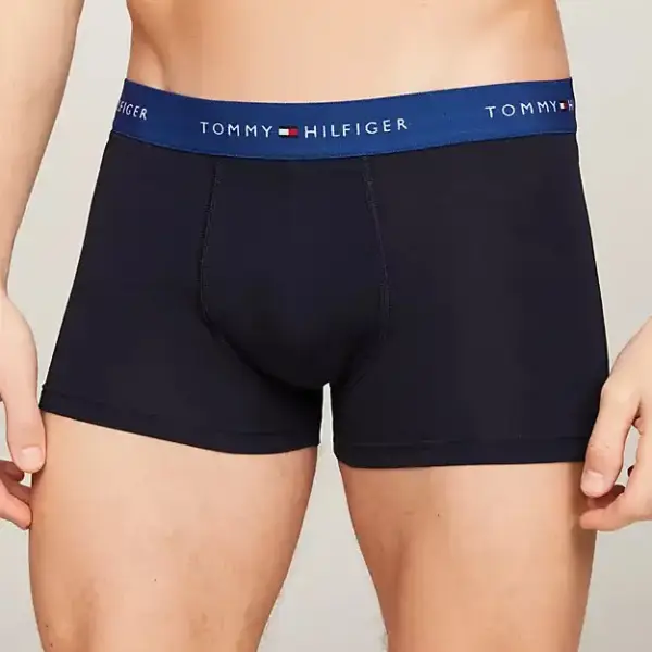 Tommy Hilfiger - Ανδρικά Μποξεράκια 3Pack Wb Trunk UM0UM02763-0XZ Μπλε