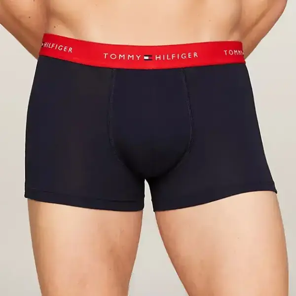 Tommy Hilfiger - Ανδρικά Μποξεράκια 3Pack Wb Trunk UM0UM02763-0XZ Μπλε