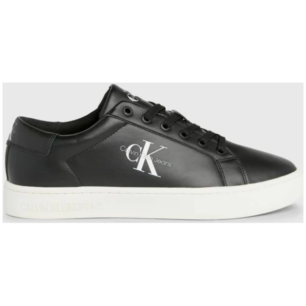 Calvin Klein - Ανδρικά Sneakers Classiccuplowlaceup Lth Ml YM0YM00491-BDS Μαύρο