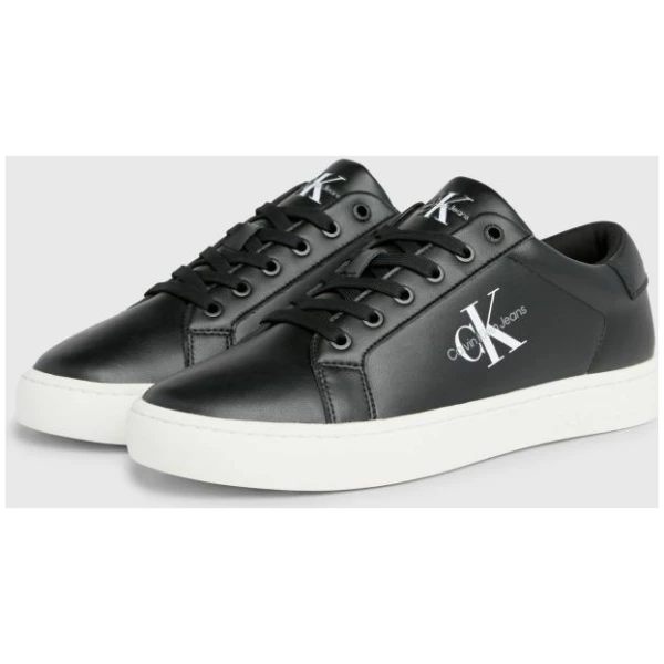 Calvin Klein - Ανδρικά Sneakers Classiccuplowlaceup Lth Ml YM0YM00491-BDS Μαύρο