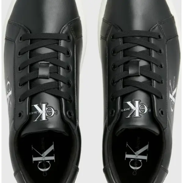 Calvin Klein - Ανδρικά Sneakers Classiccuplowlaceup Lth Ml YM0YM00491-BDS Μαύρο