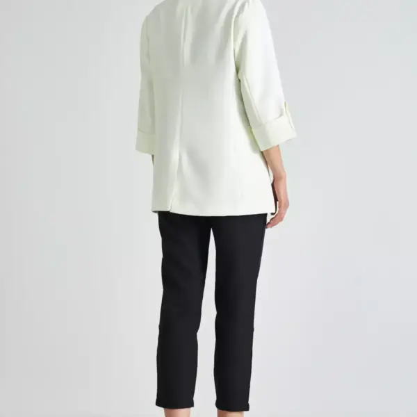 Cento - Blazer essentials σε ίσια γραμμή 1502902-100 Λευκό 1502902-100