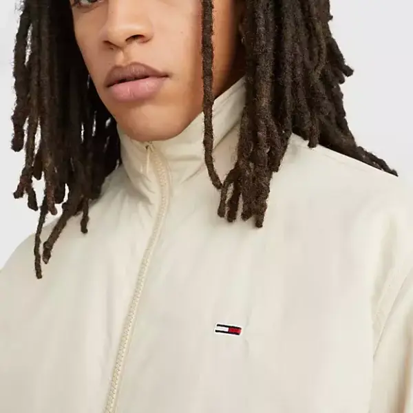 Tommy Hilfiger - Ανδρικό Μπουφάν Αντιανεμικό DM0DM15916-ACI Μπεζ DM0DM15916-ACI