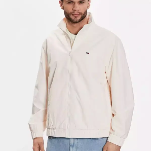 Tommy Hilfiger - Ανδρικό Μπουφάν Αντιανεμικό DM0DM15916-YBH Εκρού