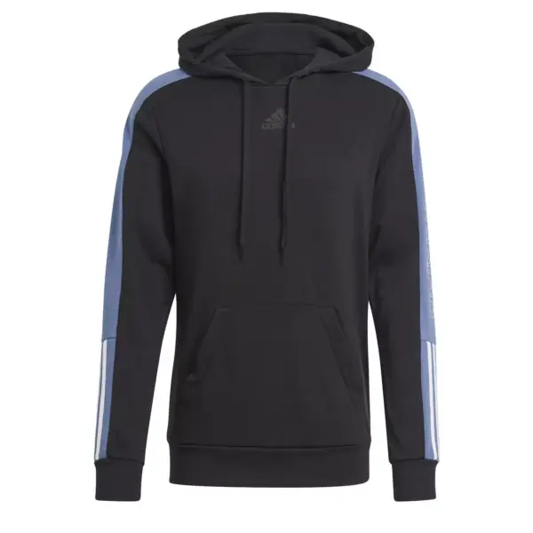 Adidas - Essentials Ανδρικό Φούτερ με Κουκούλα και Τσέπες GK9626 Μαύρο