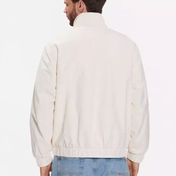 Tommy Hilfiger - Ανδρικό Μπουφάν Αντιανεμικό DM0DM15916-YBH Εκρού DM0DM15916-YBH
