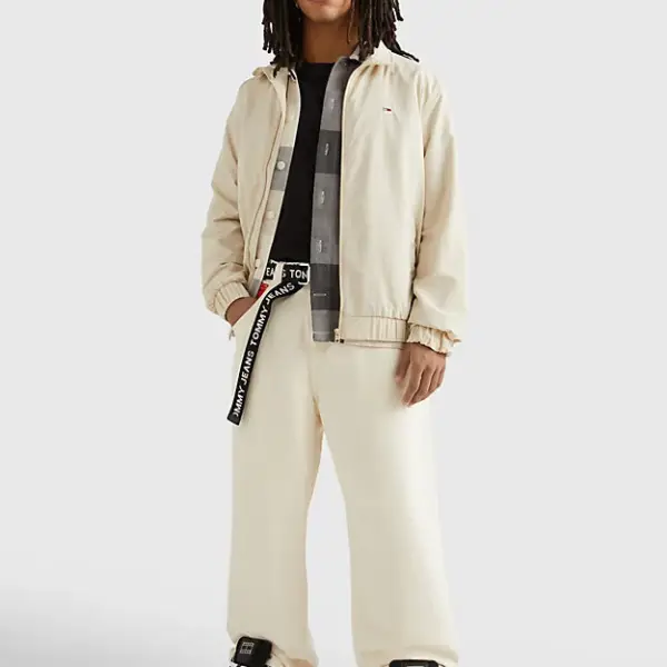 Tommy Hilfiger - Ανδρικό Μπουφάν Αντιανεμικό DM0DM15916-ACI Μπεζ DM0DM15916-ACI