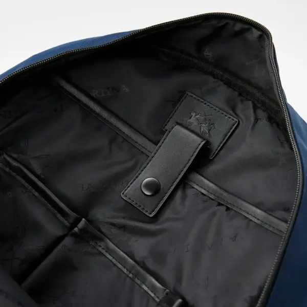 La Martina - Ανδρικό Υφασμάτινο Σακίδιο Πλάτης LMZA01173T Μπλε LMZA01173T-BLUE