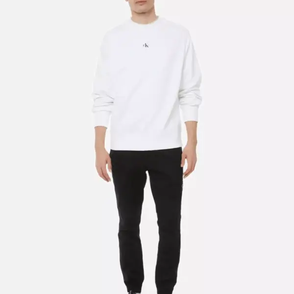 Calvin Klein - Ανδρικό Φούτερ J30J322534-YAF Λευκό J30J322534-YAF
