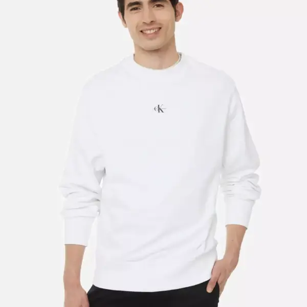 Calvin Klein - Ανδρικό Φούτερ J30J322534-YAF Λευκό