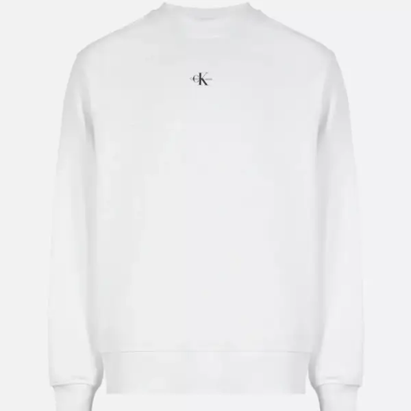 Calvin Klein - Ανδρικό Φούτερ J30J322534-YAF Λευκό J30J322534-YAF