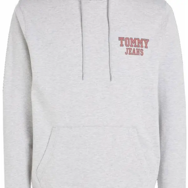 Tommy Hilfiger - Ανδρικό Φούτερ με Κουκούλα DM0DM16365-PJ4 Γκρι DM0DM16365-PJ4