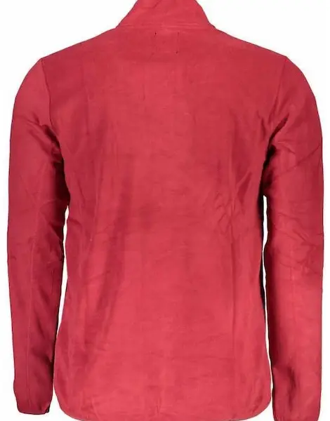 Gian Marco Venturi - Foglia Ανδρική Μπλούζα με Φερμουάρ Μακρυμάνικη AUF4273-FOGLIA-DARK-RED Κόκκινο AUF4273-FOGLIA-DARK-RED